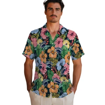 nevada wolf pack brilliant hibiscus garden hawaiian shirts fashion forward