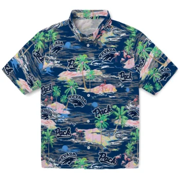 nevada wolf pack flamingo retreat blue hawaiian shirts best selling
