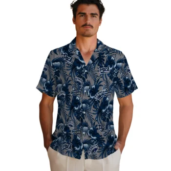 nevada wolf pack hibiscus exotic blue hawaiian shirts fashion forward