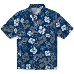 Nevada Wolf Pack Hawaiian Shirt – Hibiscus Flower Design