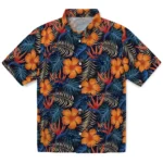 Nevada Wolf Pack Hawaiian Shirt – Hibiscus Foliage