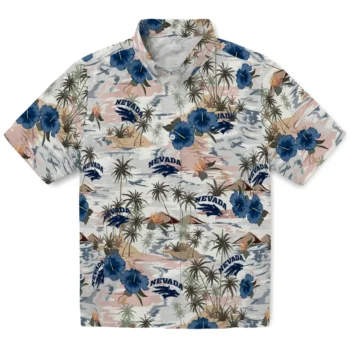 nevada wolf pack hibiscus seaside white hawaiian shirts best selling
