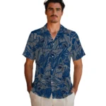 Nevada Wolf Pack Hawaiian Shirt – Monstera Layer