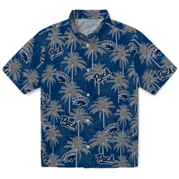 nevada wolf pack palm grove blue hawaiian shirts best selling