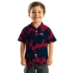 New England Patriots Hawaiian Shirt – 50th State Flower