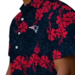 New England Patriots Hawaiian Shirt – 50th State Flower