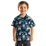 New England Patriots Hawaiian Shirt – Flamingo and Hibiscus