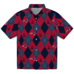 New England Patriots Hawaiian Shirt – Golfing Plaid