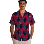 New England Patriots Hawaiian Shirt – Golfing Plaid