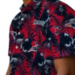 New England Patriots Hawaiian Shirt – Hibiscus Exotic