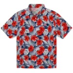 New England Patriots Hawaiian Shirt – Hibiscus Fiesta