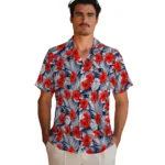 New England Patriots Hawaiian Shirt – Hibiscus Fiesta