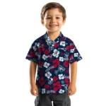 New England Patriots Hawaiian Shirt – Hibiscus Flower Design
