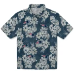 New England Patriots Hawaiian Shirt – Hibiscus Flowers