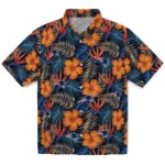 New England Patriots Hawaiian Shirt – Hibiscus Foliage