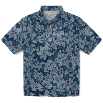 new england patriots hibiscus oasis blue hawaiian shirts best selling