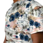 New England Patriots Hawaiian Shirt – Hibiscus Seaside