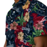 New England Patriots Hawaiian Shirt – Hibiscus Tiki Jungle