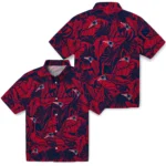 New England Patriots Hawaiian Shirt – Monstera Layer