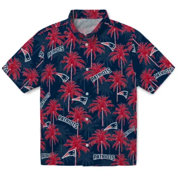 new england patriots palm grove blue hawaiian shirts best selling