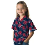 New England Patriots Hawaiian Shirt – Palm Tree Motif