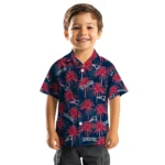 New England Patriots Hawaiian Shirt – Palm Tree Motif