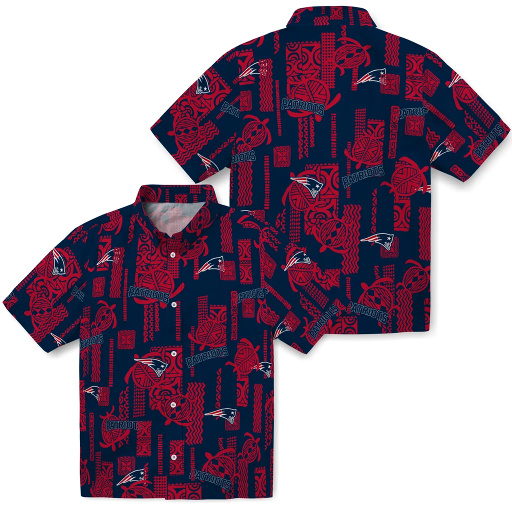 New England Patriots Hawaiian Shirt - Turtle Lines new england patriots turtle lines blue hawaiian shirts high quality