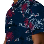 New England Patriots Hawaiian Shirt – Wave Palm