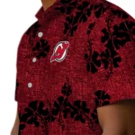 New Jersey Devils Hawaiian Shirt – 50th State Flower
