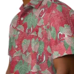 New Jersey Devils Hawaiian Shirt – Anthurium Overlay