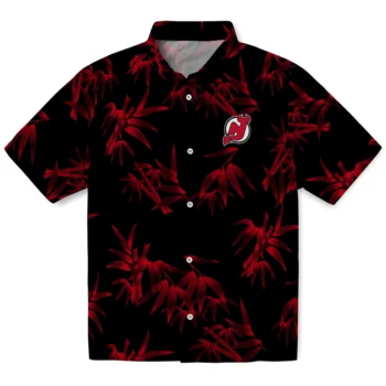 new jersey devils bamboo branches red black hawaiian shirts best selling
