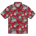 New Jersey Devils Hawaiian Shirt – Flamingo and Hibiscus