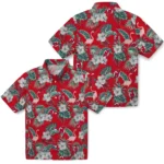 New Jersey Devils Hawaiian Shirt – Flamingo and Hibiscus