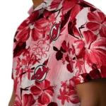 New Jersey Devils Hawaiian Shirt – Hibiscus Arrangement