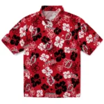 New Jersey Devils Hawaiian Shirt – Hibiscus Flower Design