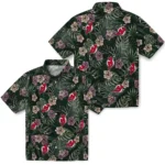 New Jersey Devils Hawaiian Shirt – Hibiscus Leaves Pattern