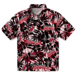 New Jersey Devils Hawaiian Shirt – Hibiscus Overlay