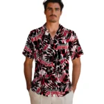 New Jersey Devils Hawaiian Shirt – Hibiscus Overlay
