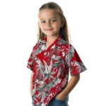 New Jersey Devils Hawaiian Shirt – Palm Leaves
