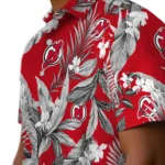 New Jersey Devils Hawaiian Shirt – Palm Leaves