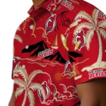 New Jersey Devils Hawaiian Shirt – Palm Tree Island