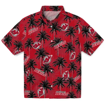 new jersey devils palm grove red hawaiian shirts best selling