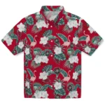 New Mexico Lobos Hawaiian Shirt – Flamingo and Hibiscus
