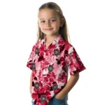 New Mexico Lobos Hawaiian Shirt – Hibiscus Arrangement