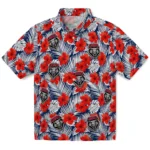 New Mexico Lobos Hawaiian Shirt – Hibiscus Fiesta