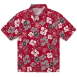 New Mexico Lobos Hawaiian Shirt – Hibiscus Flower Design