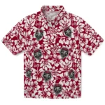 New Mexico Lobos Hawaiian Shirt – Hibiscus Motif