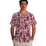 New Mexico Lobos Hawaiian Shirt – Hibiscus Motif