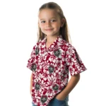 New Mexico Lobos Hawaiian Shirt – Hibiscus Motif