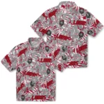 New Mexico Lobos Hawaiian Shirt – Hibiscus Overlay